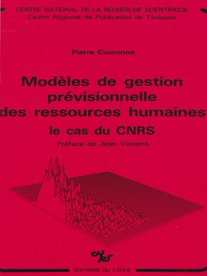 cover image of Modèles de gestion prévisionnelle des ressources humaines